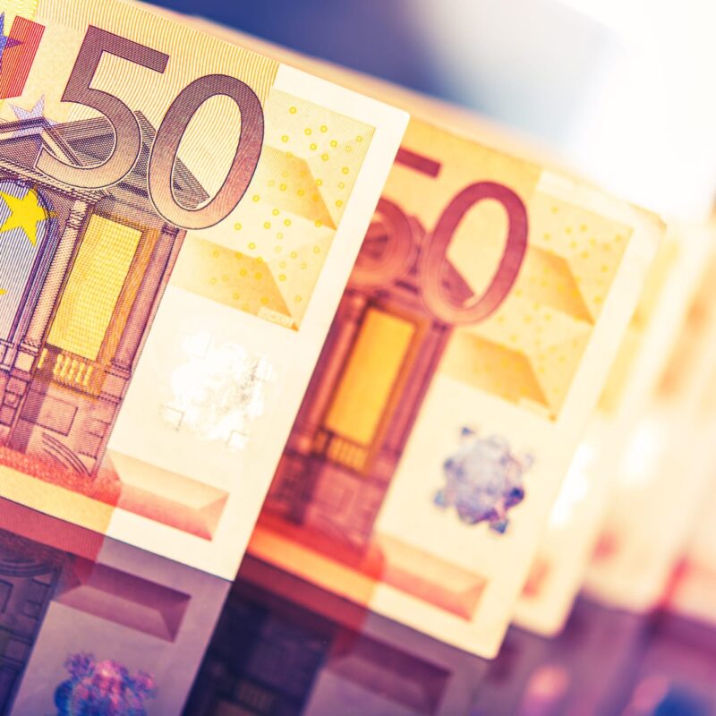 Colorful Euro Banknotes Colorful Euro Banknotes